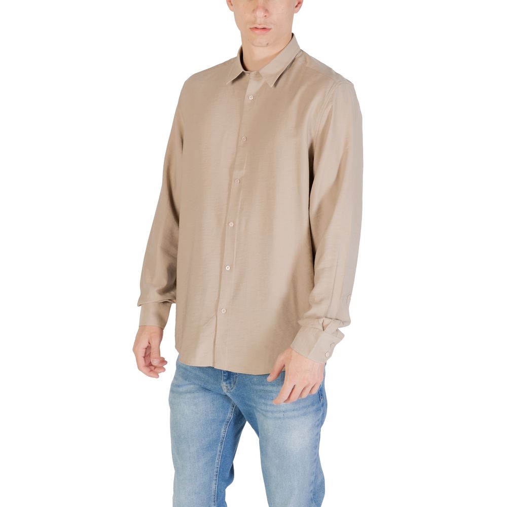 Antony Morato Beige viskoseskjorte