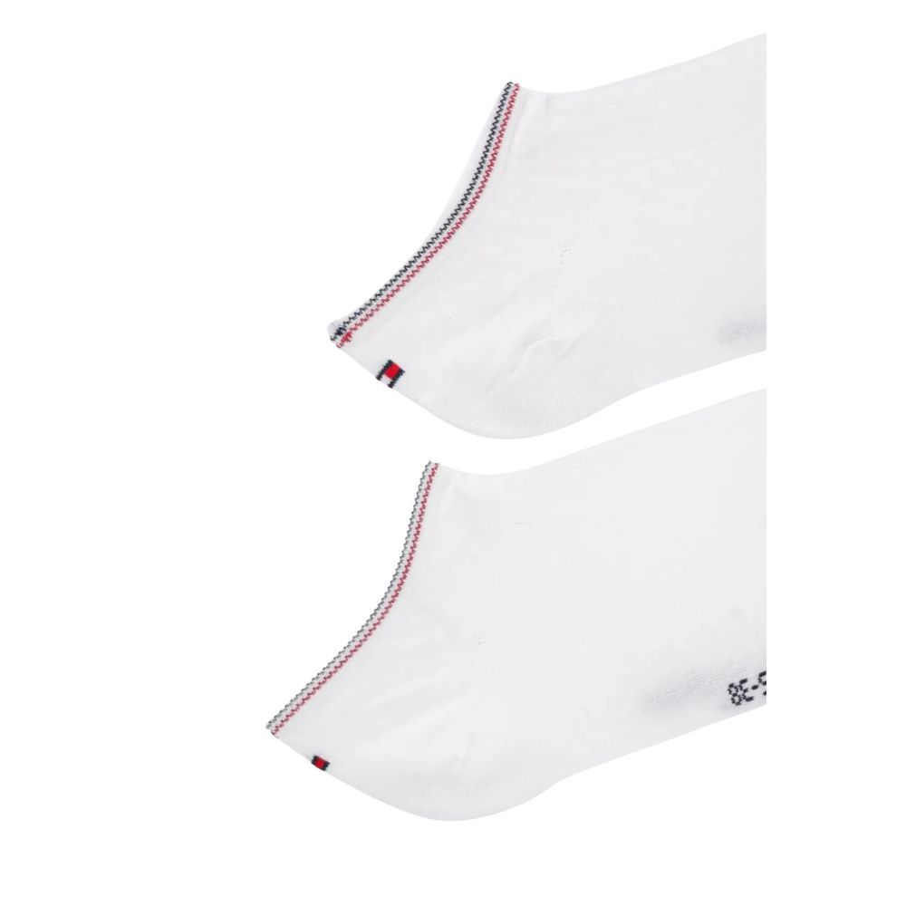 Tommy Hilfiger White Cotton Sock