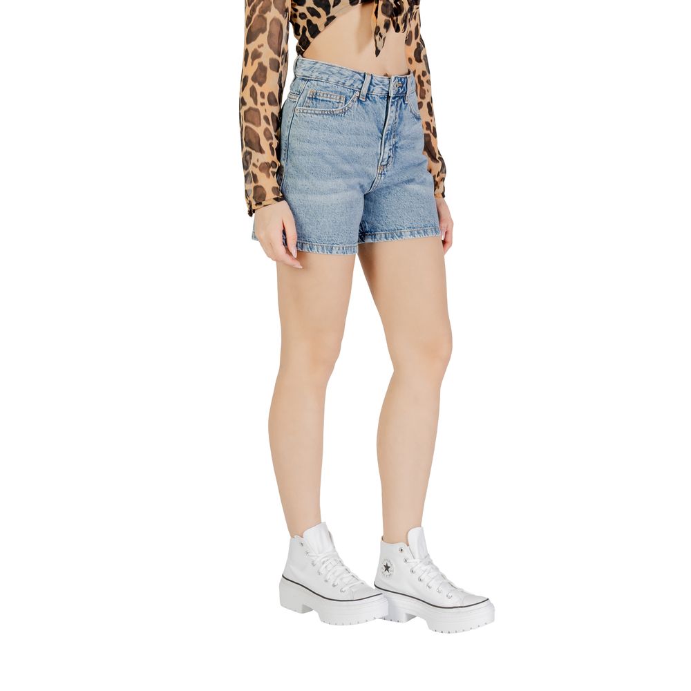 ICHI Lyseblå Bomuldsshorts