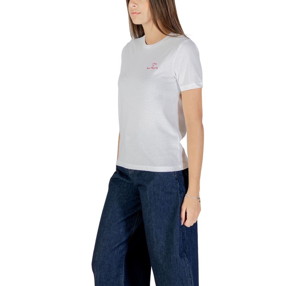 Kun lyserød bomulds-T-shirt