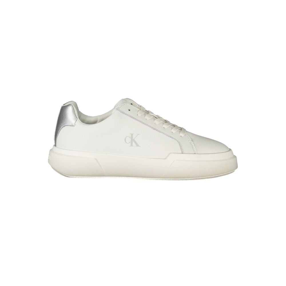 Calvin Klein hvid læder sneaker til kvinder