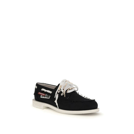 Dsquared² Sorte Bomulds Slip-On Loafers