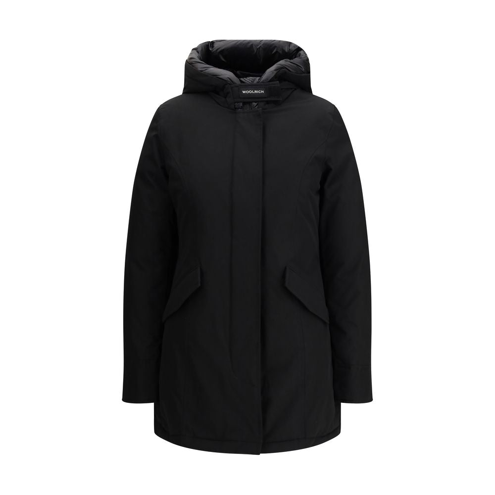 Woolrich sort bomuldsparka
