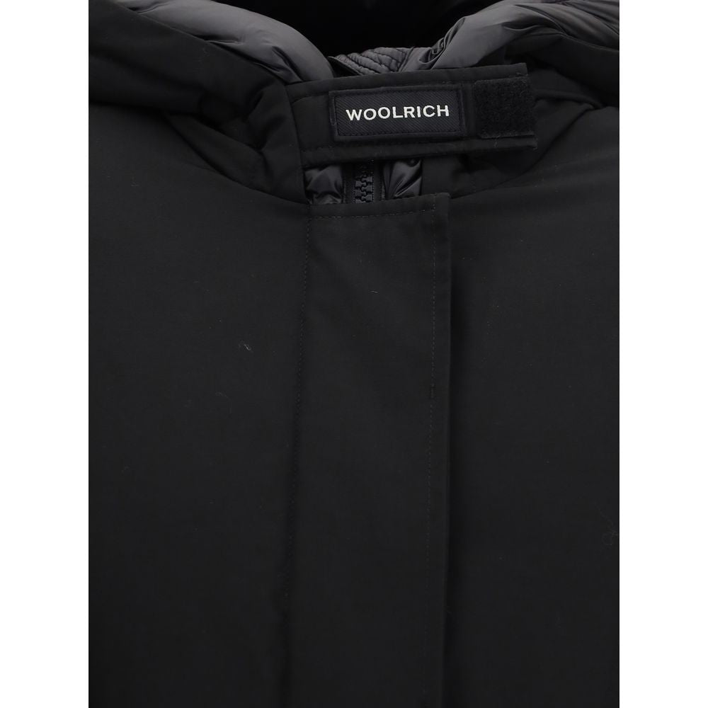 Woolrich sort bomuldsparka