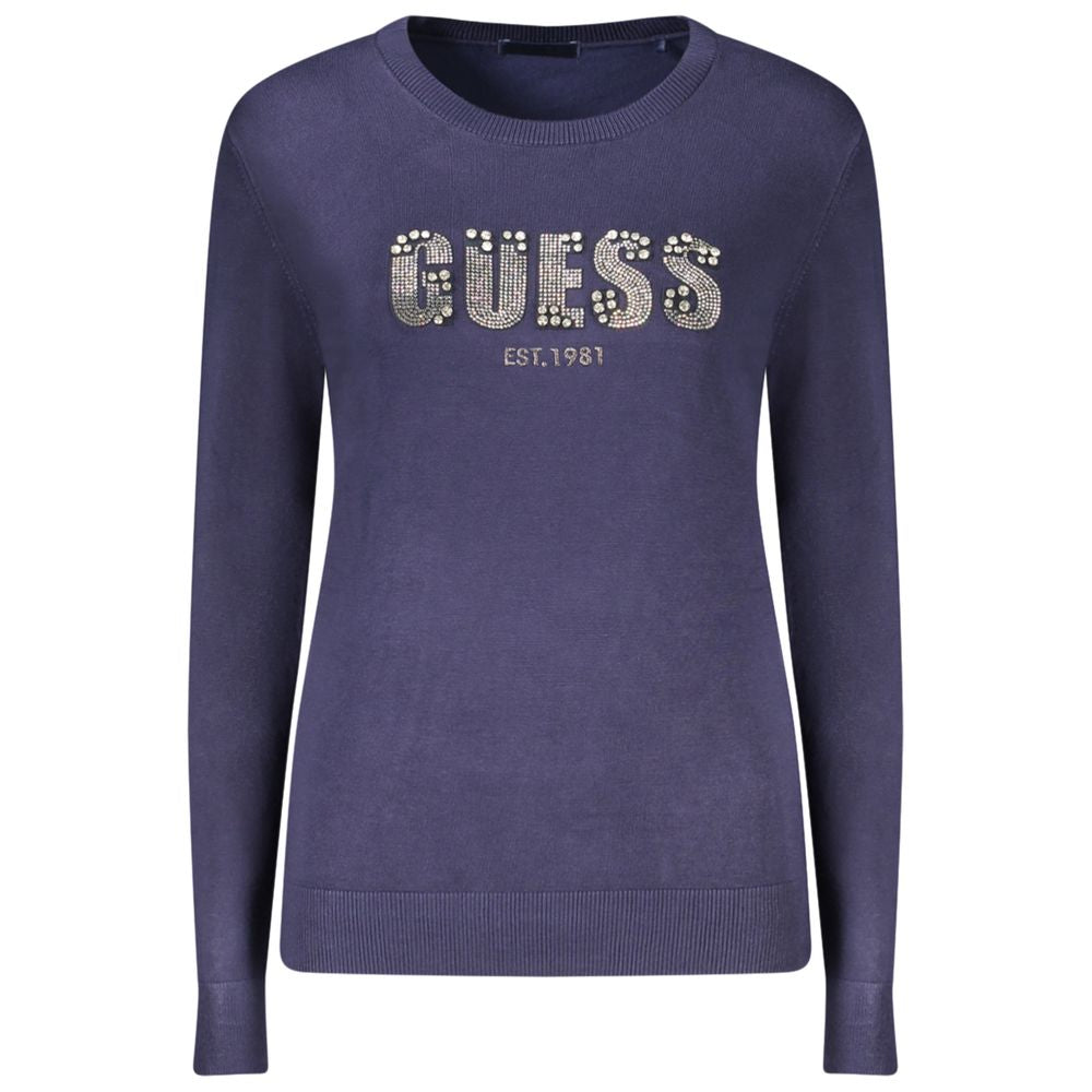 Guess Jeans Blå Viscose Sweater til kvinder