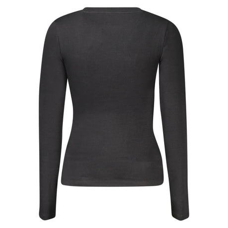 Guess Jeans Sort Bomuld Dame T-shirt