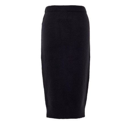 Tom Ford Black Cotton Midi Skirt