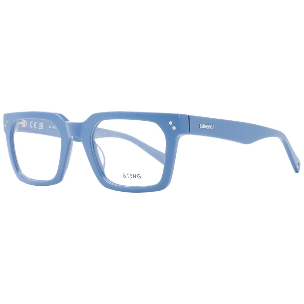 Sting Blue Acetat & Plastic Briller (Stammer)