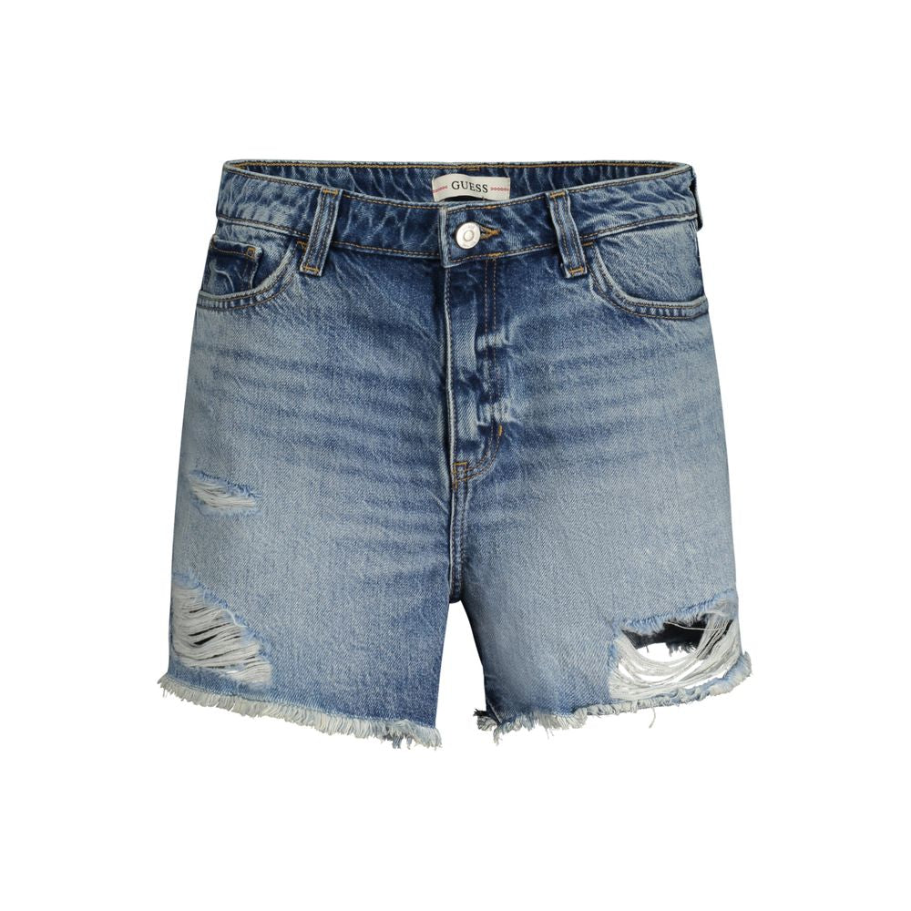 Guess Jeans Blå Bomuldsshorts