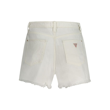 Guess Jeans Hvide Bomuldsshorts