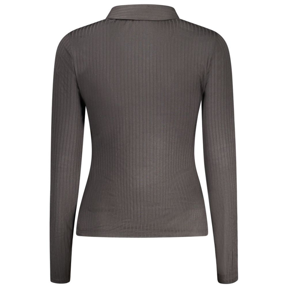 Guess Jeans Sort Polyester Skjorte