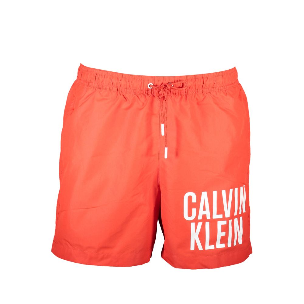 Calvin Klein Rød Polyester Badetøj