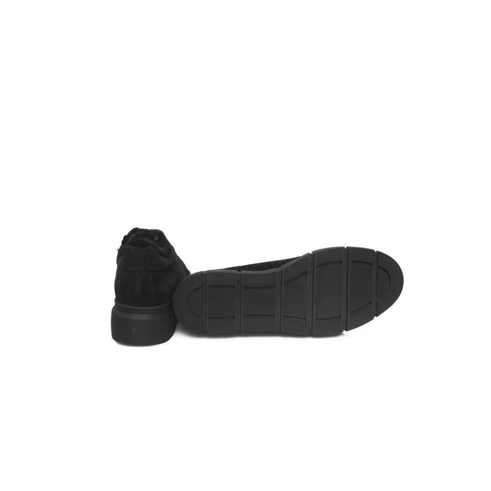 Cerruti 1881 sort kalveskind sneaker til kvinder