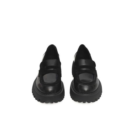 Cerruti 1881 Sorte Kalveskinds Loafers Til Kvinder