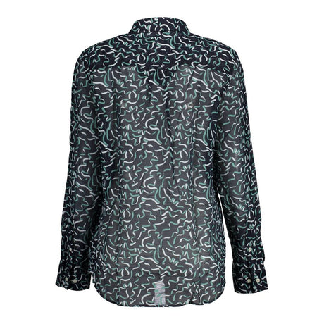 Gant Blå Bomuldsskjorte