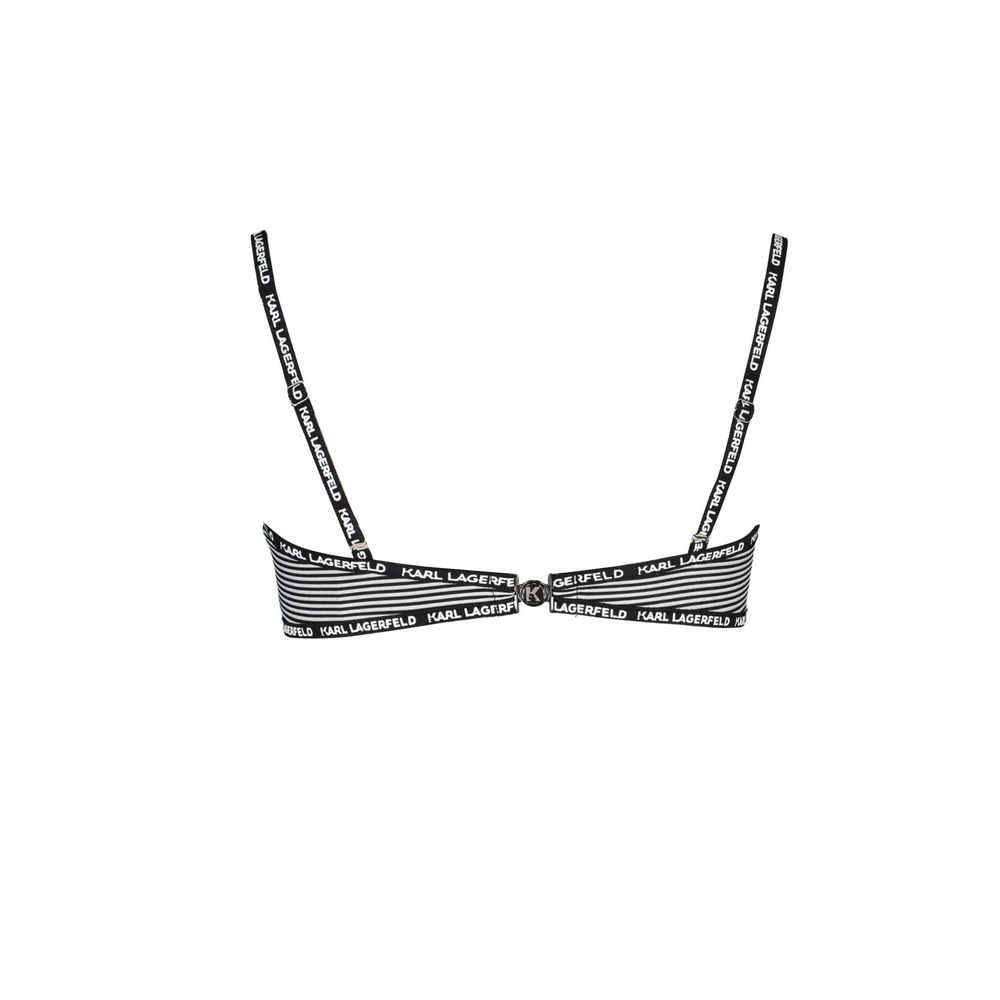 Karl Lagerfeld sort elastan badetøj