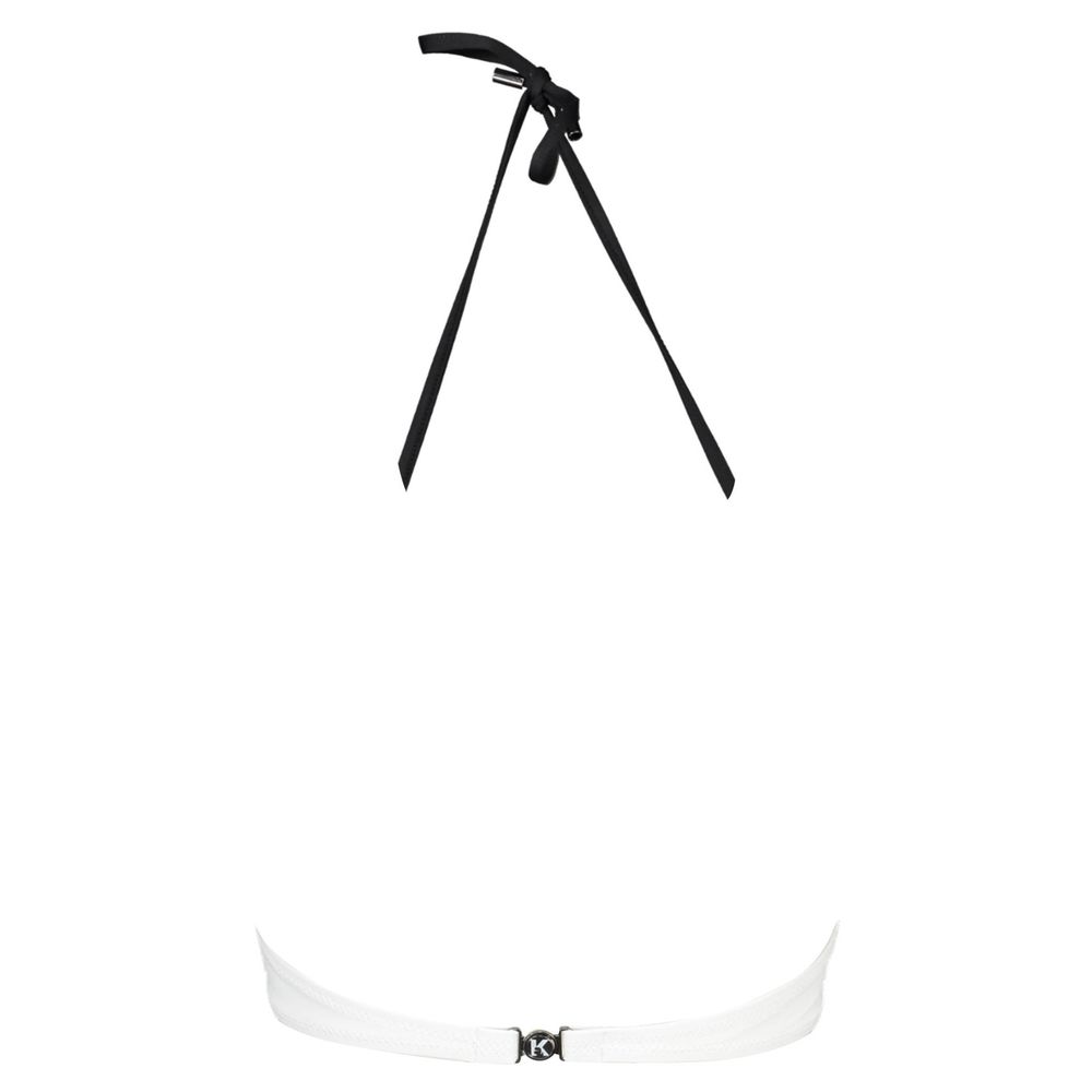 Karl Lagerfeld Hvid Elastan Badetøj