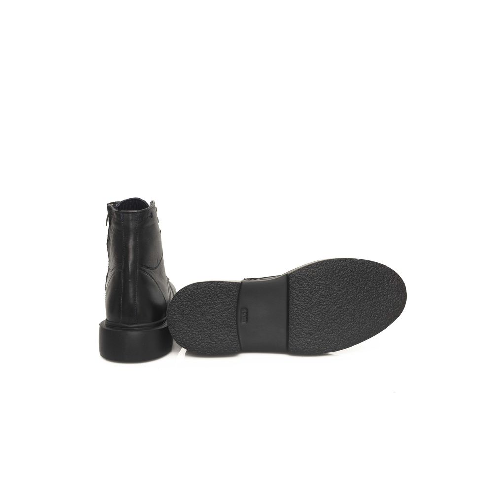 Cerruti 1881 Sort Kalveskindsstøvle til Herrer