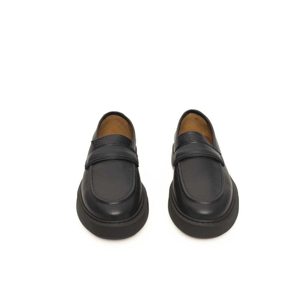 Cerruti 1881 blå kohud Loafer til mænd