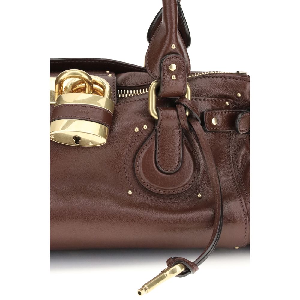 Chloé Bordeaux Buffalo Læder Skuldertaske