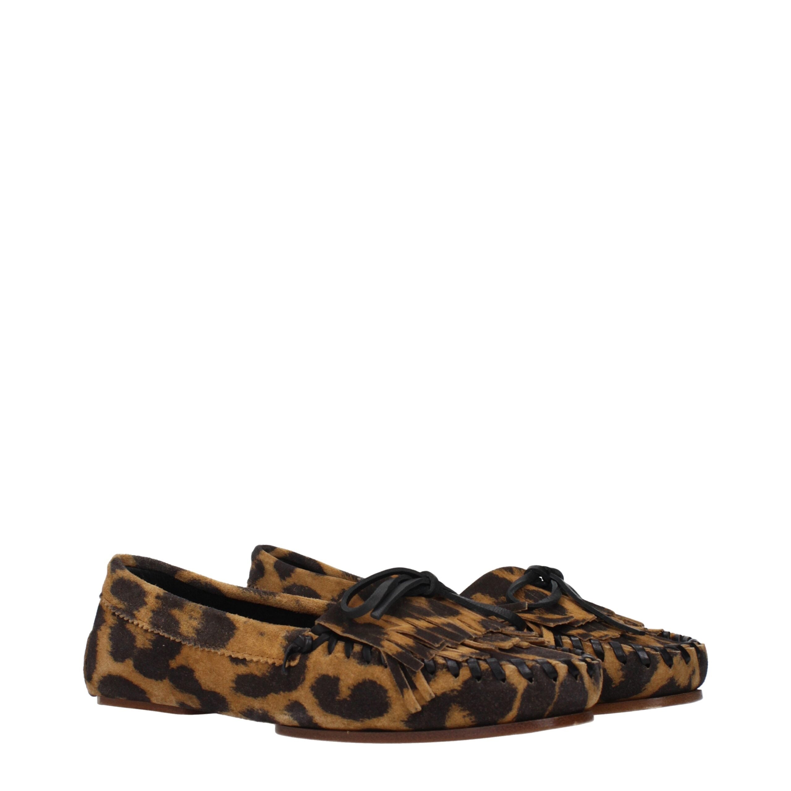 Paris Texas Brune Læder Slip-On Loafers