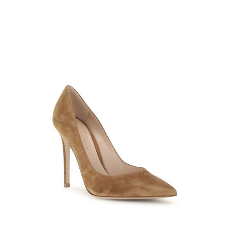 Gianvito Rossi Beige Læder Højhælede Pumps