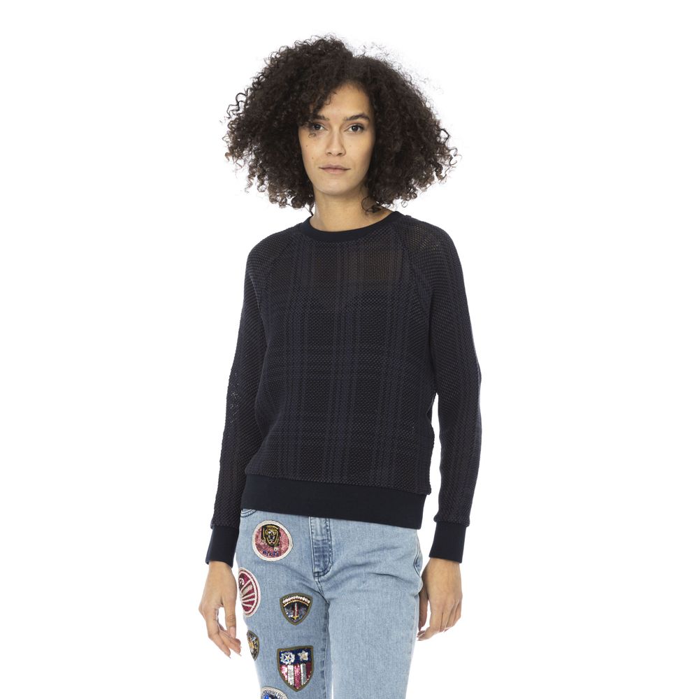 Mr&Mrs Italien Blå Bomuldsskjorte Til Kvinder