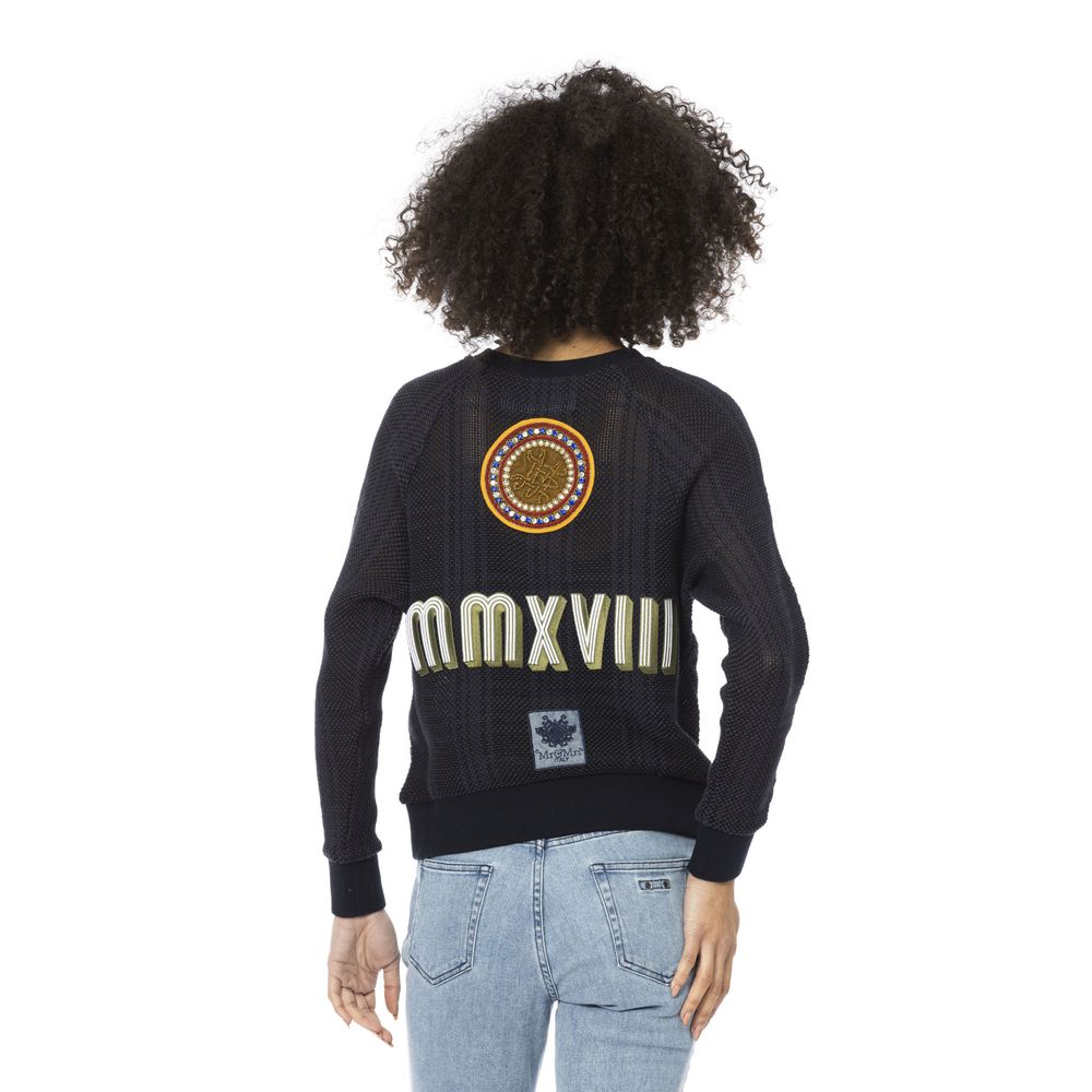 Mr&Mrs Italien Blå Bomuldsskjorte Til Kvinder