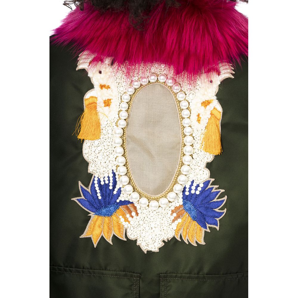 Mr&Mrs Italy Grøn Polyamid Dame Bomberjakke