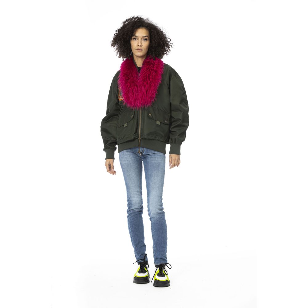 Mr&Mrs Italy Grøn Polyamid Dame Bomberjakke