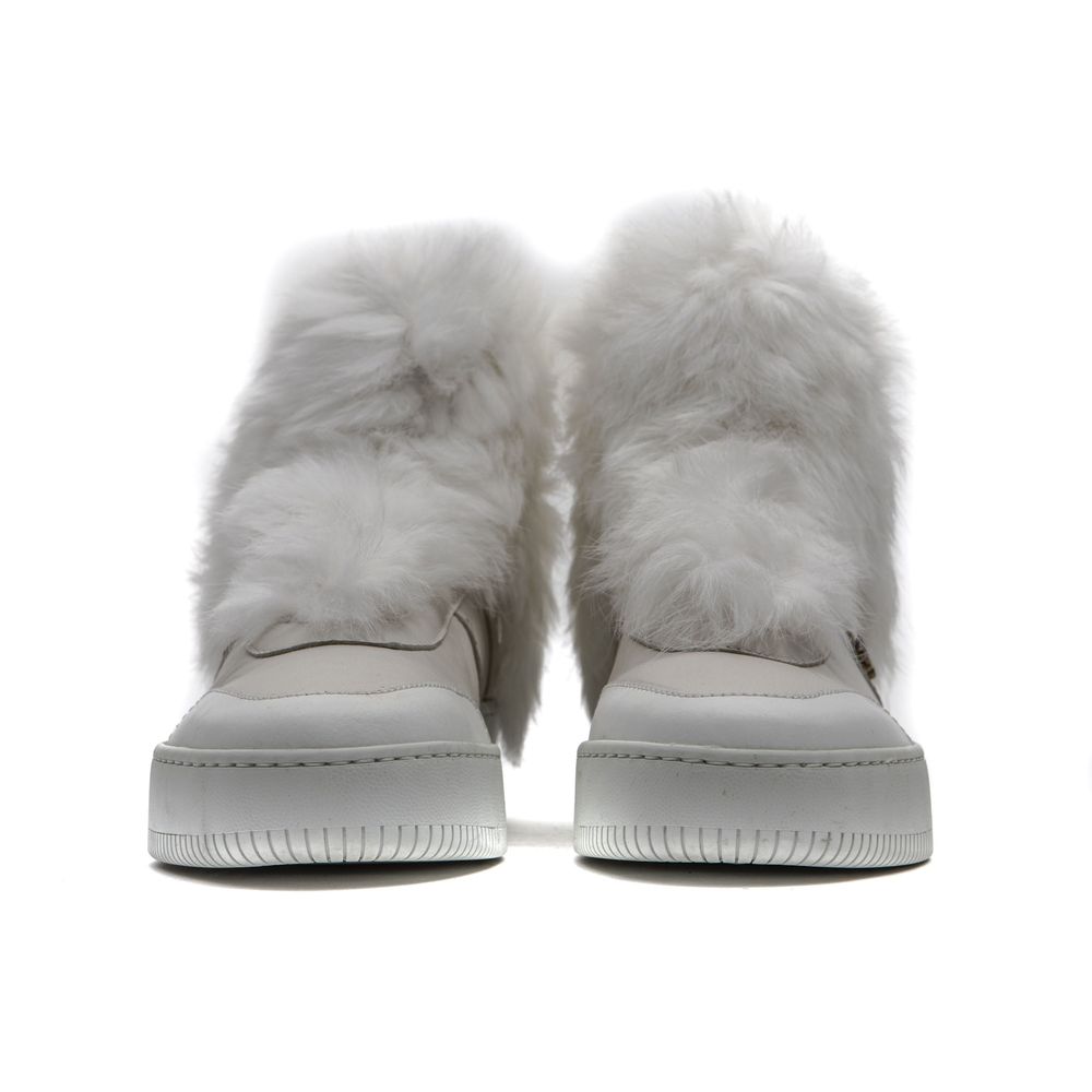 Mr&Mrs Italy Hvide Bomuldssneaker til Kvinder