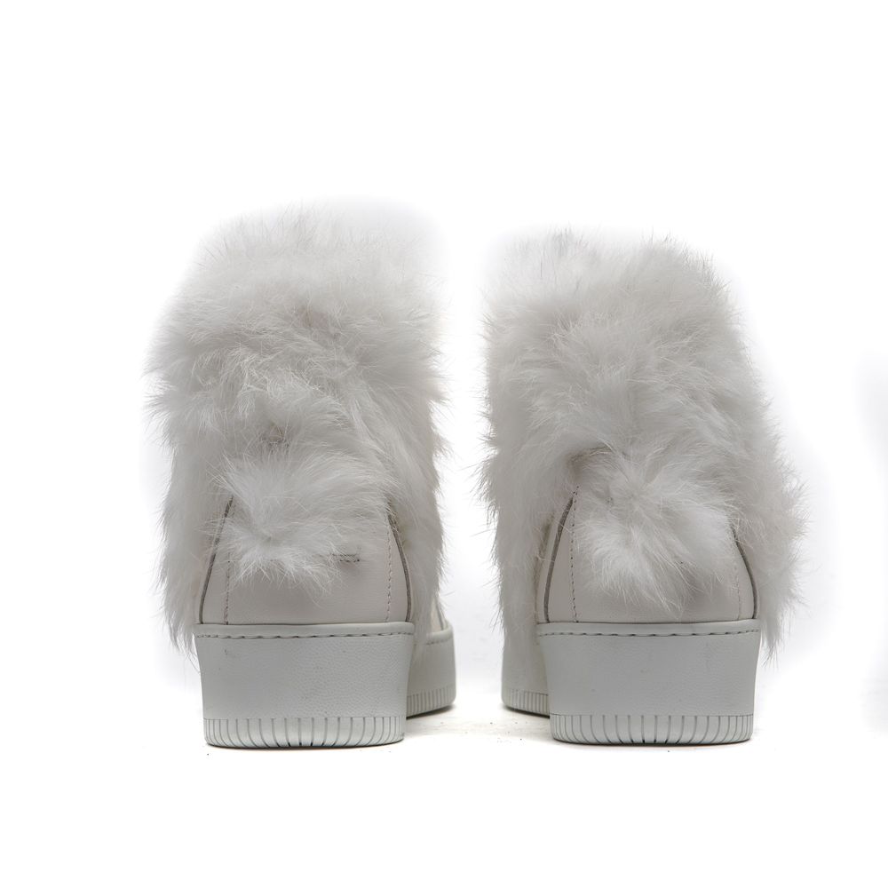 Mr&Mrs Italy Hvide Bomuldssneaker til Kvinder