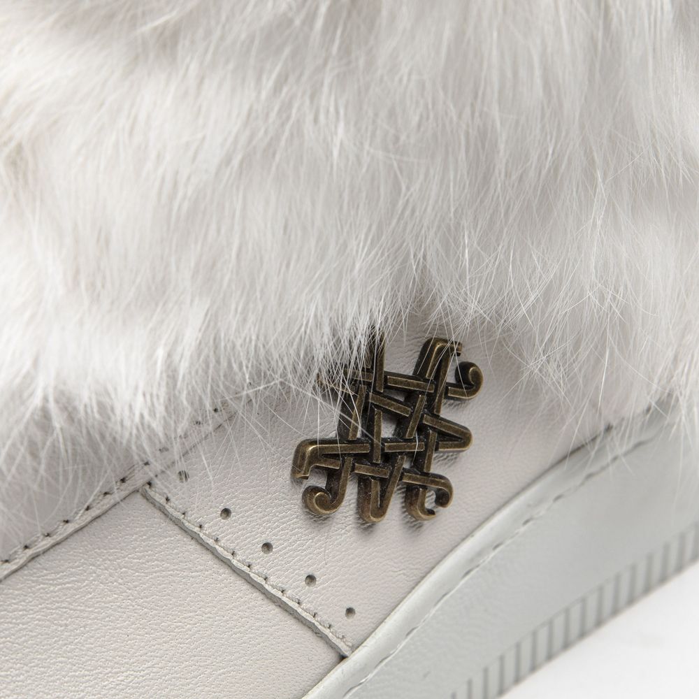 Mr&Mrs Italy Hvide Bomuldssneaker til Kvinder