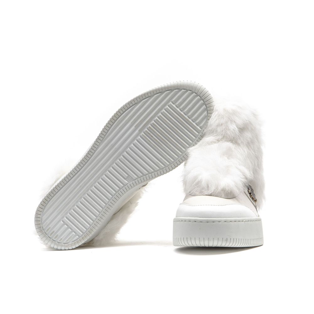 Mr&Mrs Italy Hvide Bomuldssneaker til Kvinder