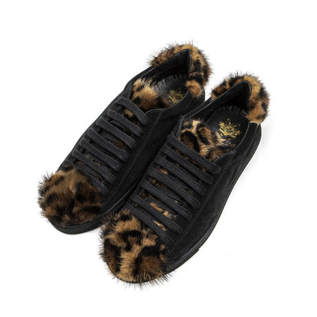 Mr&amp;Mrs Italy sorte lædersneaker til kvinder