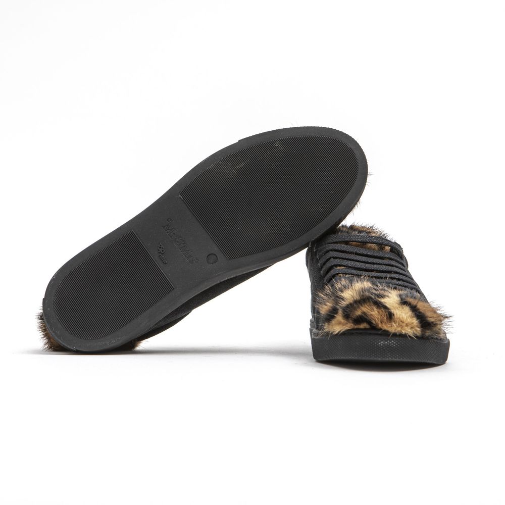 Mr&Mrs Italy sorte lædersneaker til kvinder