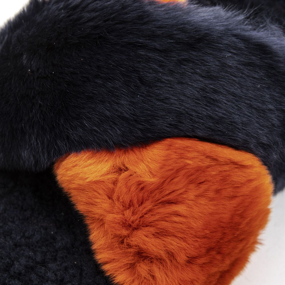 Mr&Mrs Italy Blå Kaninpels Sandaler til Kvinder