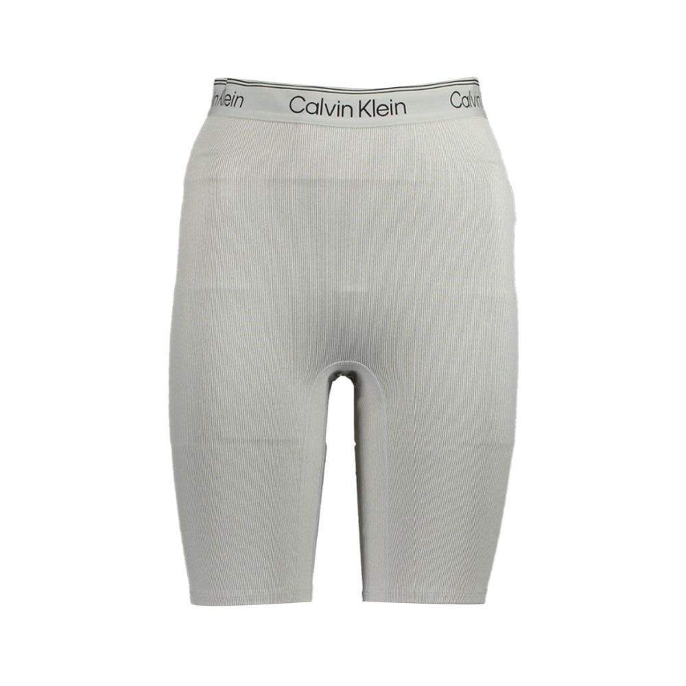 Calvin Klein Grå Polyesterbukser