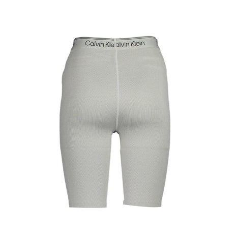 Calvin Klein Grå Polyesterbukser