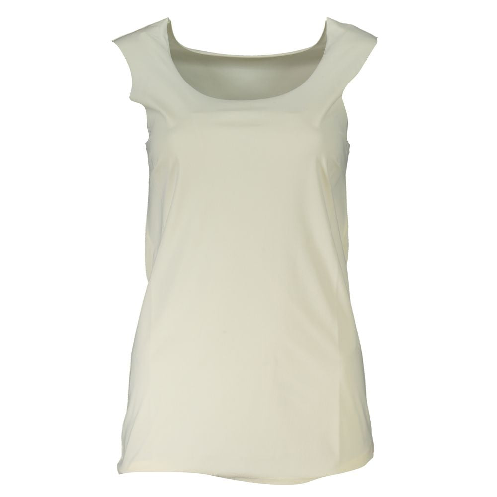 Patrizia Pepe Hvid Elastan Tank Top