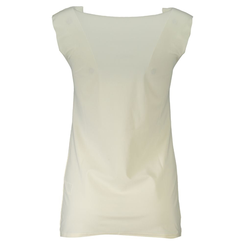 Patrizia Pepe Hvid Elastan Tank Top