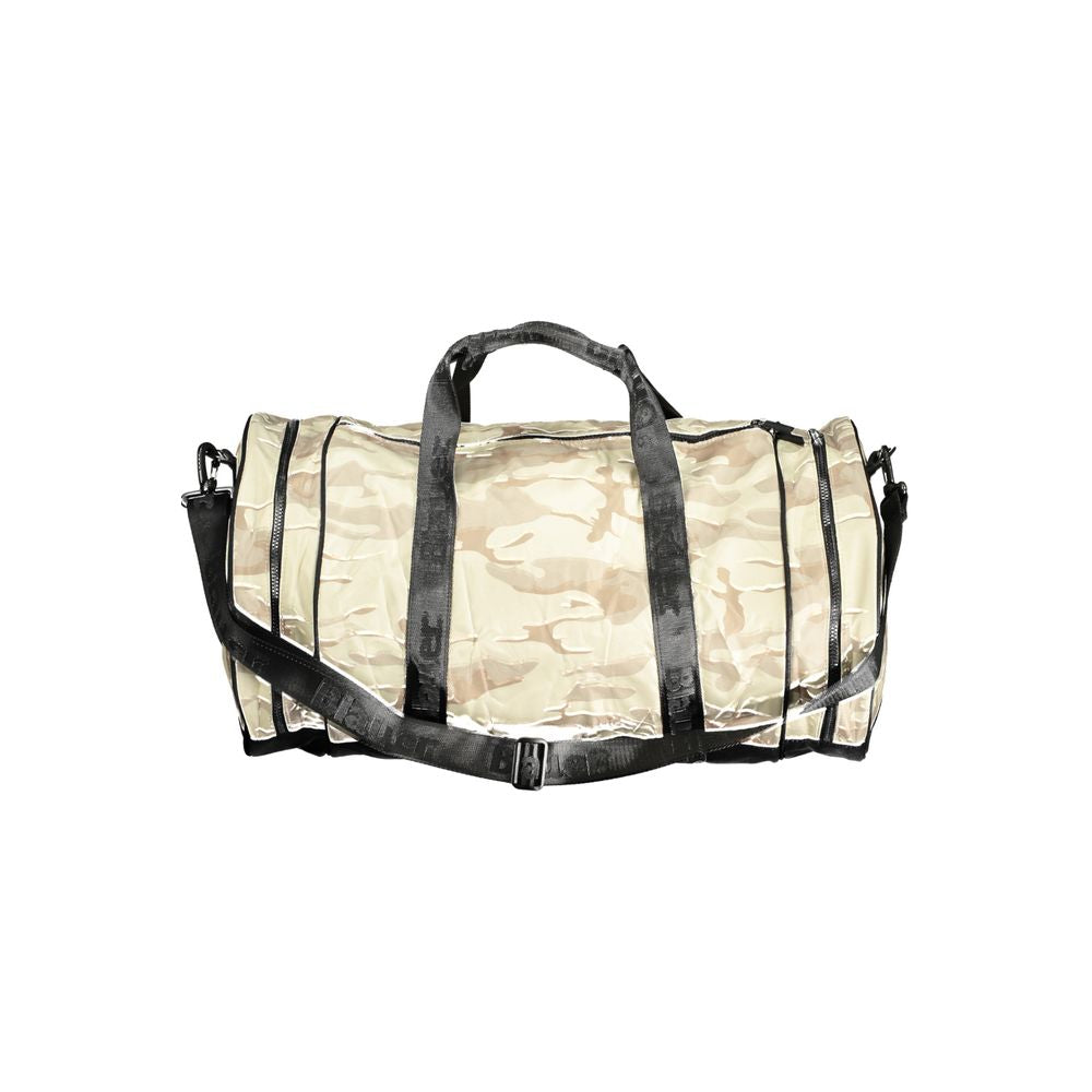 Blauer Beige Polyester Handbag