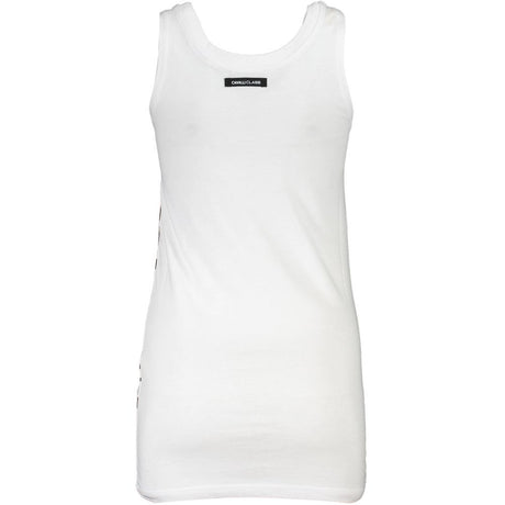 Cavalli Class Hvid Bomuld Tanktop