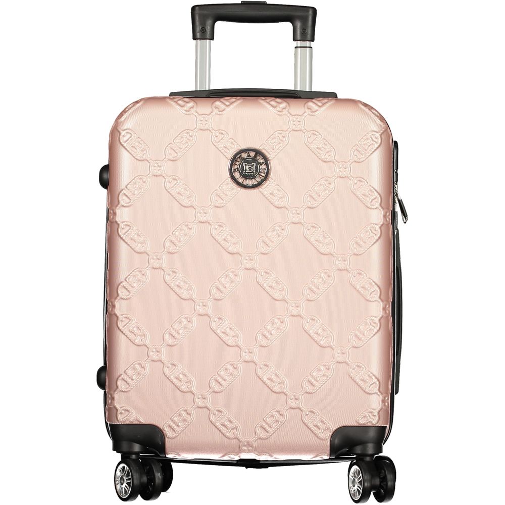 Laura Biagiotti Pink Polyethylen Bagage Og Rejse