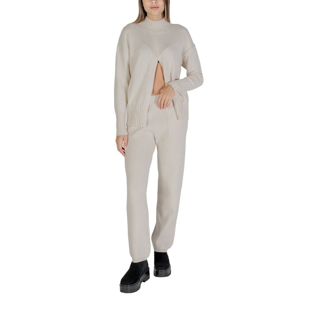 Cleré Beige Viskose Cardigan