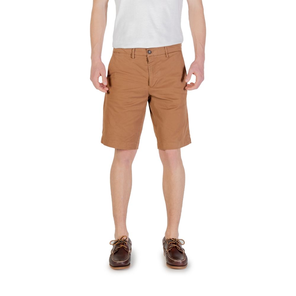 Borghese Beige Bomulds Bermudashorts
