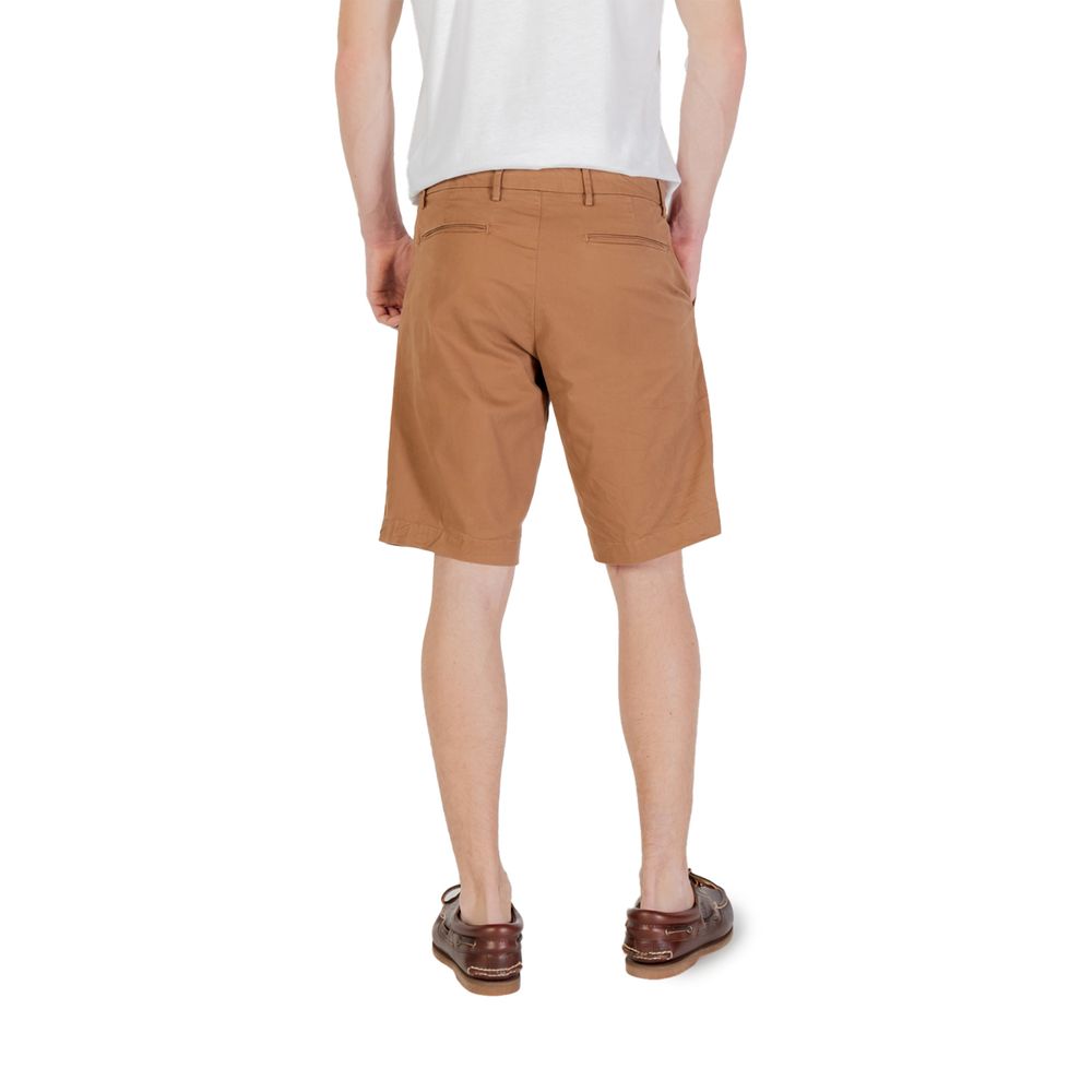 Borghese Beige Bomulds Bermudashorts