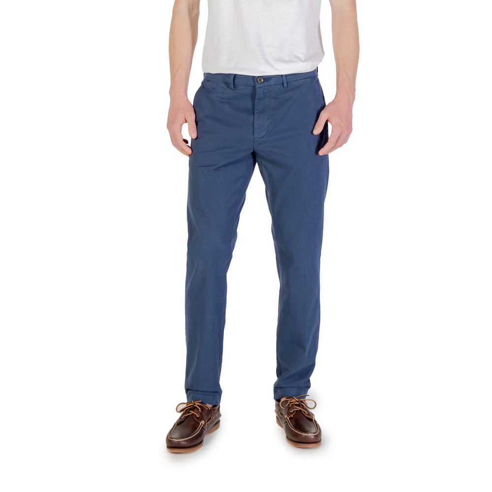 Borghese Blå Bomulds Skinny Pants