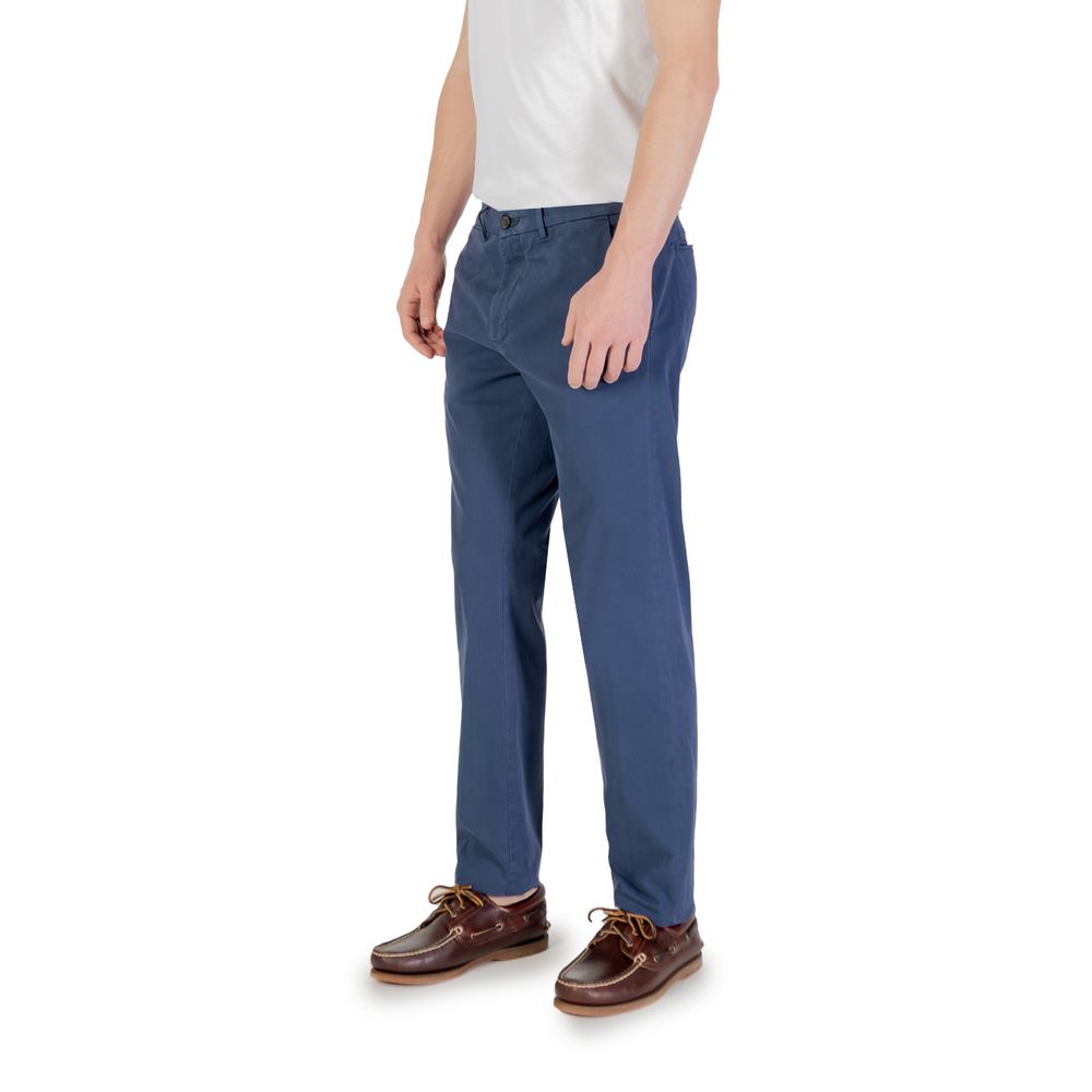 Borghese Blå Bomulds Skinny Pants