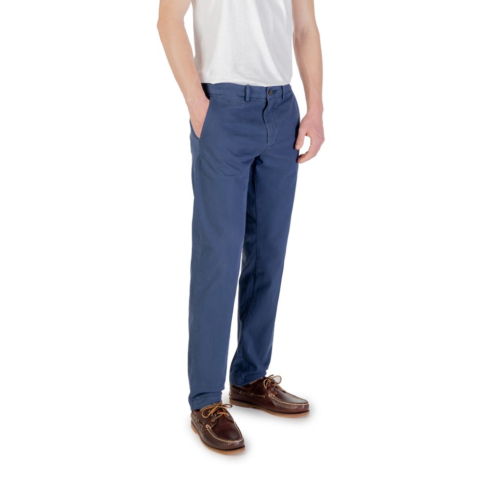 Borghese Blå Bomulds Skinny Pants